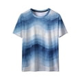 thumbnail image 3 of cocolona Womens and Mens Tie Dye Print T-shirt Summer Short Sleeve Crew Neck Tops Fashion Casual Vintage Tees Blouses, 3 of 8