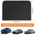 thumbnail image 2 of 2 Pcs Car Sun Shade for Baby, Magnetic Car Curtains Sun Protection Window Curtains, Rear Seat Side Window Sunshade for Car Block UV Rays (Black), 2 of 5
