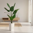thumbnail image 5 of Artificial Potted Tree, Realistic Faux Indoor Plant with Bendable Boughs for Home Décor - Perfect for Living Room, Office, Dining Room Decor, Garden, 5 of 7