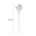 thumbnail image 2 of Baby's Breath Light Blue Artificial Flowers 3 Branches 15 Pcs Real Touch for Wedding Party Home Decoration, 2 of 6