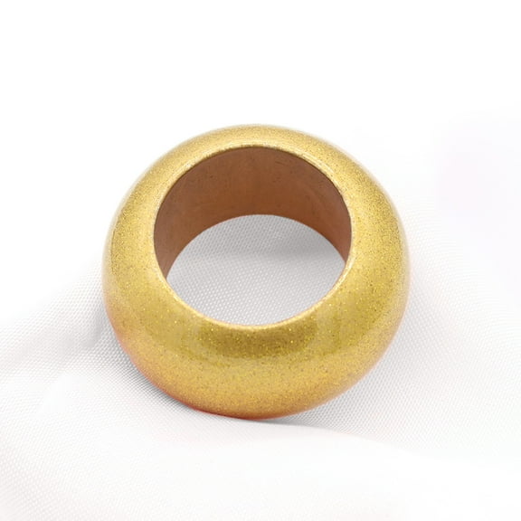 Your Chair Covers - Acrylic Glittering Napkin Rings Gold