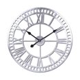 thumbnail image 2 of Reloj de ped, reloj Vintage Industrial con números , reloj decorativo con batería silenciosa pa interiore desván, sala de est, Plata Baoblaze Reloj de pared decorativo, 2 of 8