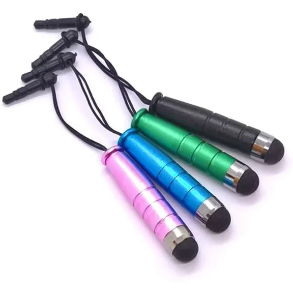 FLINT- 4 Pack Universal Mini Short Screen Stylus Touch Pen For Smartphones / Tablets