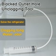 2/5Pcs/Set Refrigerator Drain Hole Unclogger Kit with Injector 150CM