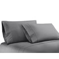 thumbnail image 2 of Greek Key Ultra Soft 1800 Series Egyptian Comfort 4 Piece Sheet Set (Queen, Grey), 2 of 3