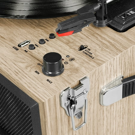 Victrola - Bluetooth Stereo Audio System - Farmhouse Oatmeal