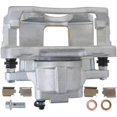 thumbnail image 2 of Cardone Brake Caliper 2C-5486 OE Replacement; Dual 2.358 Inch Piston Caliper; Without Brake Pads; Zinc Plated; Silver; With Mounting Brackets/Hardware, 2 of 2