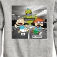 thumbnail image 3 of Rugrats - Reptar Meme - Toddler & Youth Crewneck Fleece Sweatshirt, 3 of 6