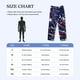 thumbnail image 4 of Balery Red White Blue Fireworks 1 Pantalones de pijama para hombre, pijama ultraligero, pantalón de descanso-Medium, 4 of 6