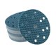 thumbnail image 1 of 50 piezas de discos de lijado de 6 pulgadas con 15 agujeros, papel de lija de 60 granos, universal para reparación automotriz, azul, 1 of 7