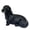 Black, variant on KGJQ 3D Printed Dachshund Sculpture, Miniature Dog Figurine, Matte Finish Dog Statue, Artistic Pet Memorial Gift