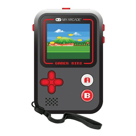 My Arcade DGUN-3925 Gamer Mini Classic 160-in-1 Handheld Video Game System (Black and Red)