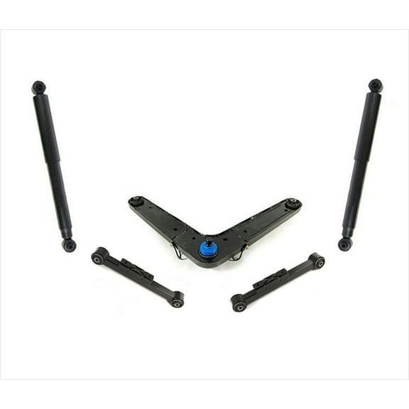REAR Upper & Lower Control Arms Rear Shocks Absorbers for Jeep Liberty 2002-2007