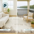 thumbnail image 4 of Addison Rugs Chantille Indoor/Outdoor Transitional Lodge Ivory Machine Washable Runner Rug, 2'3" x 7'6", 4 of 8