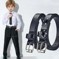 thumbnail image 5 of TZEWGL Toddler Child Boys Belts Jeans Dresses Pants Girls Leather Waist Belt With Buckle for Kids One Size, 5 of 5