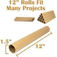thumbnail image 5 of Upper Midland Products Sturdy 12” Cardboard Roll Tubes for Craft Supplies & Art Supplies, 22 pcs, 5 of 6