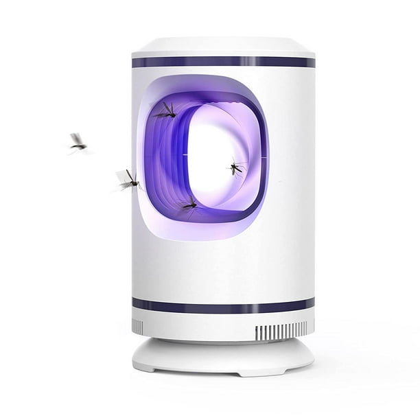 Lámpara antimosquitos, trampa para insectos de 360°, con carga USB, para dormitorio, cocina, oficina y hogar (EM01)