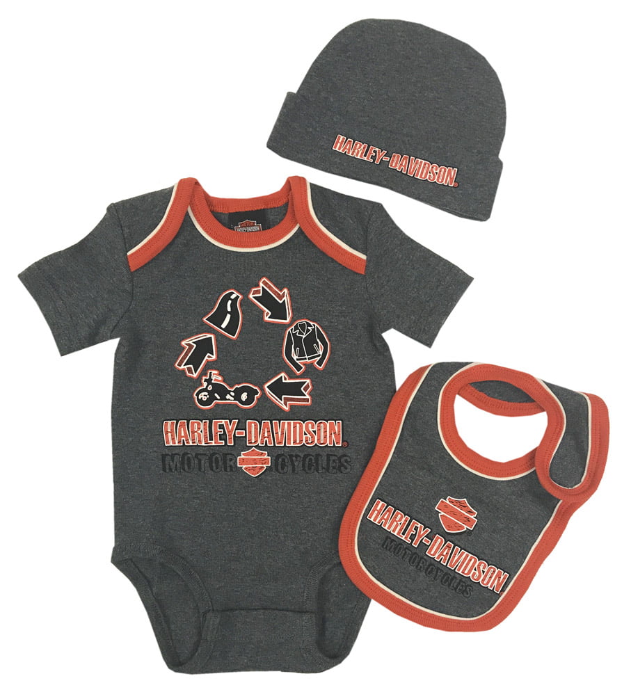 Harley-Davidson - Harley-Davidson Baby Boys On The Road 3 Piece 
