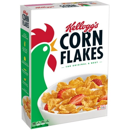 Kellogg's Corn Flakes Breakfast Cereal Original 12 (Best Way To Eat Corn Flakes)