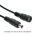 thumbnail image 2 of DC 5.5x2.1mm Male Female Extension Cable for CCTV Camera LED Strip (5m), 2 of 9