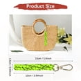 thumbnail image 3 of Llavero de Cuerda [2PCS] - Charm de Bolsa Boho - [Verde] Llavero Trenzado, 3 of 6