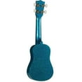 thumbnail image 3 of Diamond Head, 4-String Hot Rod Ukulele, Soprano Size, Teal Sparkle Twilight Blue, 3 of 3
