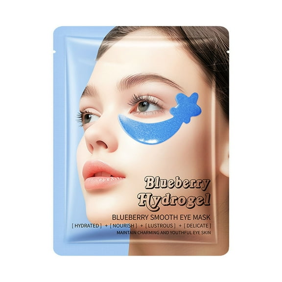 HHBEAUTY Under Eye Patches, Eye Mask for Dark Circles, Puffy Eyes, Undereye Bags,Wrinkles, Hyaluronic Acid, Blueberry, Eye Treatment Skin Care for Men & Women Gift