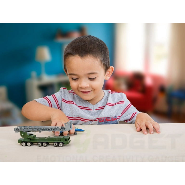 Big Daddy Die Cast Metal Army Platoon Toy Truck Set Imaginary War