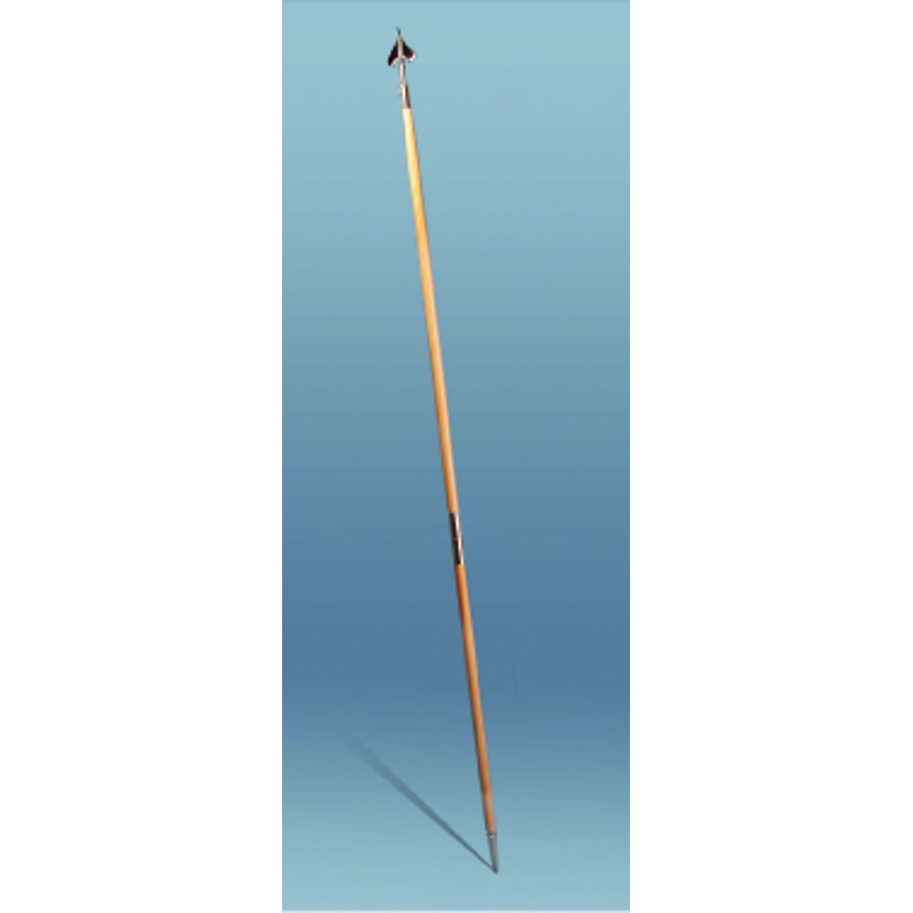 8'x11/4" ASH GUIDON POLE W/CHROME SPEAR, JOINT AND FERRULE Walmart