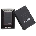 thumbnail image 5 of Zippo Black Matte with Red Border Pocket Lighter, 5 of 5