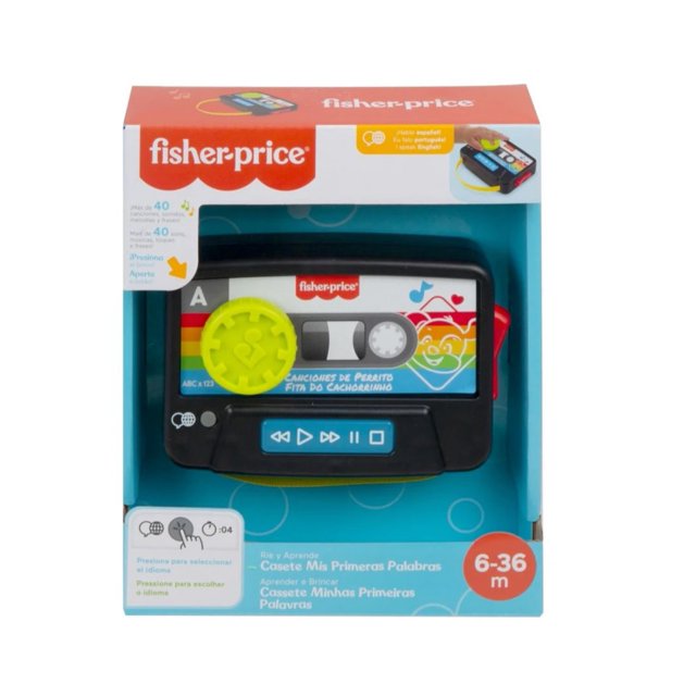 Casete Mis Primeras Palabras Fisher Price Ríe y Aprende 3 -36 M Fisher Price BB590