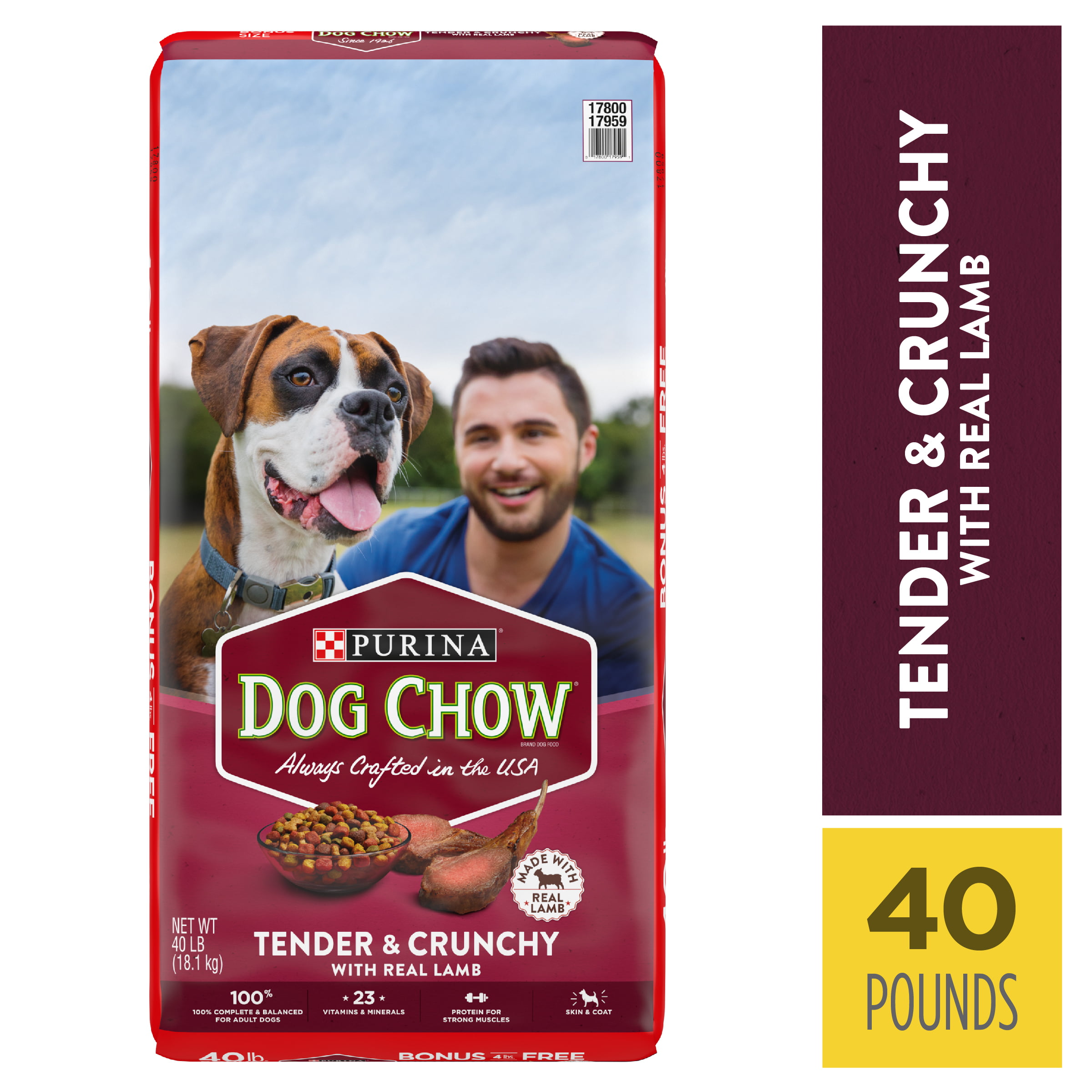 Purina Dog Chow Dry Dog Food, Tender \u0026 