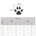 thumbnail image 5 of CIYISON 4pc Thick Warm Winter Pet Dog Shoes Casual Walking Snow Booties Footwear for Small Dogs Puppys Outdoor Dog Booties, 5 of 14