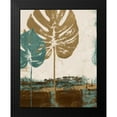thumbnail image 2 of Pinto, Patricia 20x24 Black Modern Framed Museum Art Print Titled - Blue Leaves II, 2 of 5