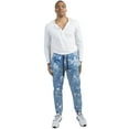 thumbnail image 4 of Vibes Men's Relaxed Fit Printed Fleece Jogger Sweat Pants, 4 of 5