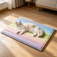 thumbnail image 4 of Alfombrilla refrescante de verano para gatos y perros, cojín para dormir de PVC suave y transpirable, plegable, ligero, 40x30 cm, multicolor, 4 of 6