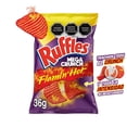 thumbnail image 1 of Papas fritas Ruffles Flamin' Hot mega crunch sabor chile limón y queso 36 g, 1 of 4