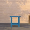 thumbnail image 1 of Merrick Lane Poly Resin Indoor/Outdoor All-Weather Adirondack Side Table in Blue, 1 of 12