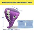 thumbnail image 2 of Plushie Thunderheads Tornado Thunderstorms 6cm w/ Fun Fact Card, 2 of 8