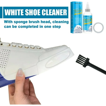 

Tiitstoy Small White Shoes Disposable Cleaner Sports Shoes Whitening Destaining Shoe Edge Decontamination Oxidation Gel Shoes Whitening Cleansing Gel 100g Multicolor
