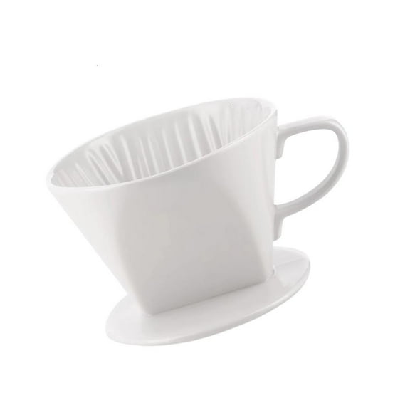 Porcelain Coffee Dripper Funnel Ceramic Coffee Filter Cup Conical Hand Flushing Single Dripping Filter Cup Coffee Accessories
