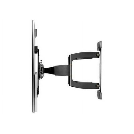 Peerless-AV - SmartMount Articulating, Swivel, Retractable, Tilt Display Wall Mount For Most 46" - 90" Flat Panel Displays - Semi-gloss Black