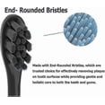 thumbnail image 2 of 10 Pack Compatible with Wondersmile Electric Toothbrush Replacement Brush Heads, Black, 2 of 4