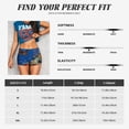 thumbnail image 6 of KLL Colorful Coral Reef Pattern Workout Shorts for Women Scrunch Short Gym Yoga Running Sport Active Exercise Fitness Shorts, 6 of 8