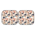 thumbnail image 5 of Lsque Watercolor Plants 2 PCS Windshield Sun Shade | CarFoldable Window Covers | Car Accessories Reflect UV for Universal Cars SUV Truck | Small, 5 of 7