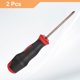 thumbnail image 3 of Uxcell 2pcs Destornillador Y3 Punta Y 6.3" Destornilladores Magnéticos 3.35" Acero Aleado S2 Tratado Térmicamente con Mango Ergonómico para Reparaciones de Hágalo Usted Mismo, Rojo Marrón, 3 of 7