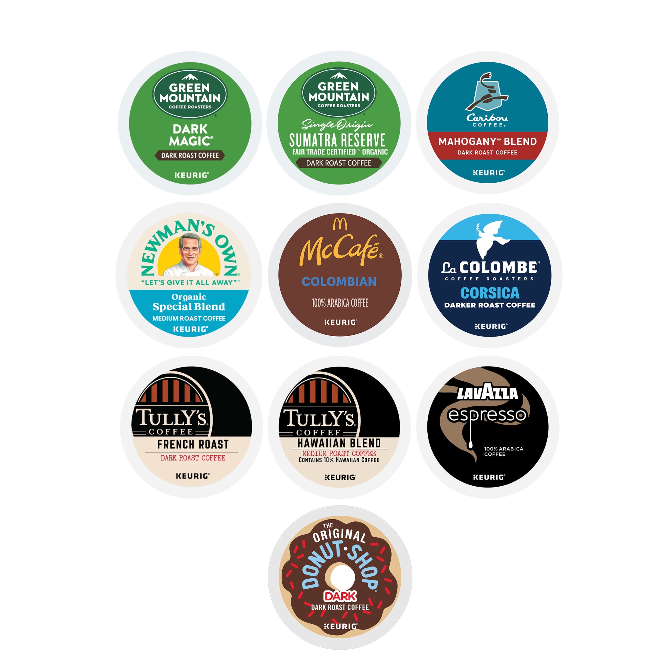 Keurig  Bold Roast Coffee Collection Medium and Dark Roast K-Cup Coffee Pods, 40 Count