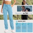 thumbnail image 6 of liyiyiyia Women's Cargo Pants Outdoor Hiking Pants Lightweight Quick Dry Water Resistant Mountain Trouser with Multi Pockets, 6 of 9