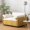 Yellow, variant on YWEN Oversized Single Sofa Chair with Wide and Deep Seat, Accent Chair with Color Blocking, Modern Upholstered Comfy Armchair with Pillows for Living Room, Apartment and Bedroom