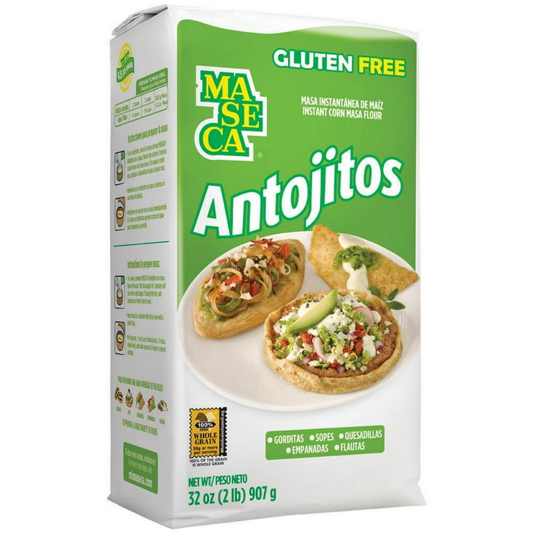 5 pack) MASECA Antojitos Instant Corn Masa Flour 2 Lb Bag